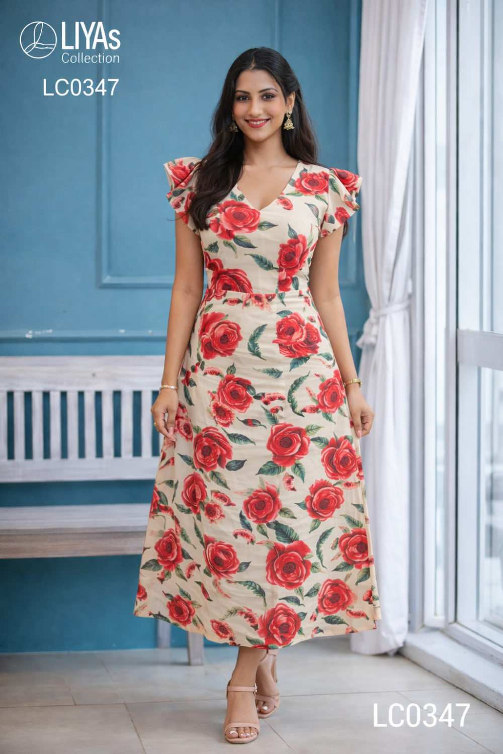 LINEN HIMSI DRESS  WHITE