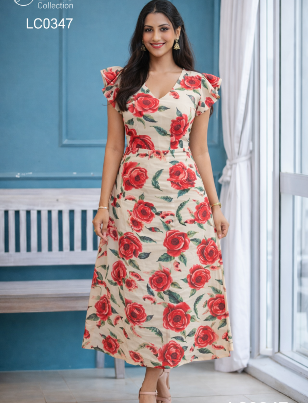 LINEN HIMSI DRESS  WHITE