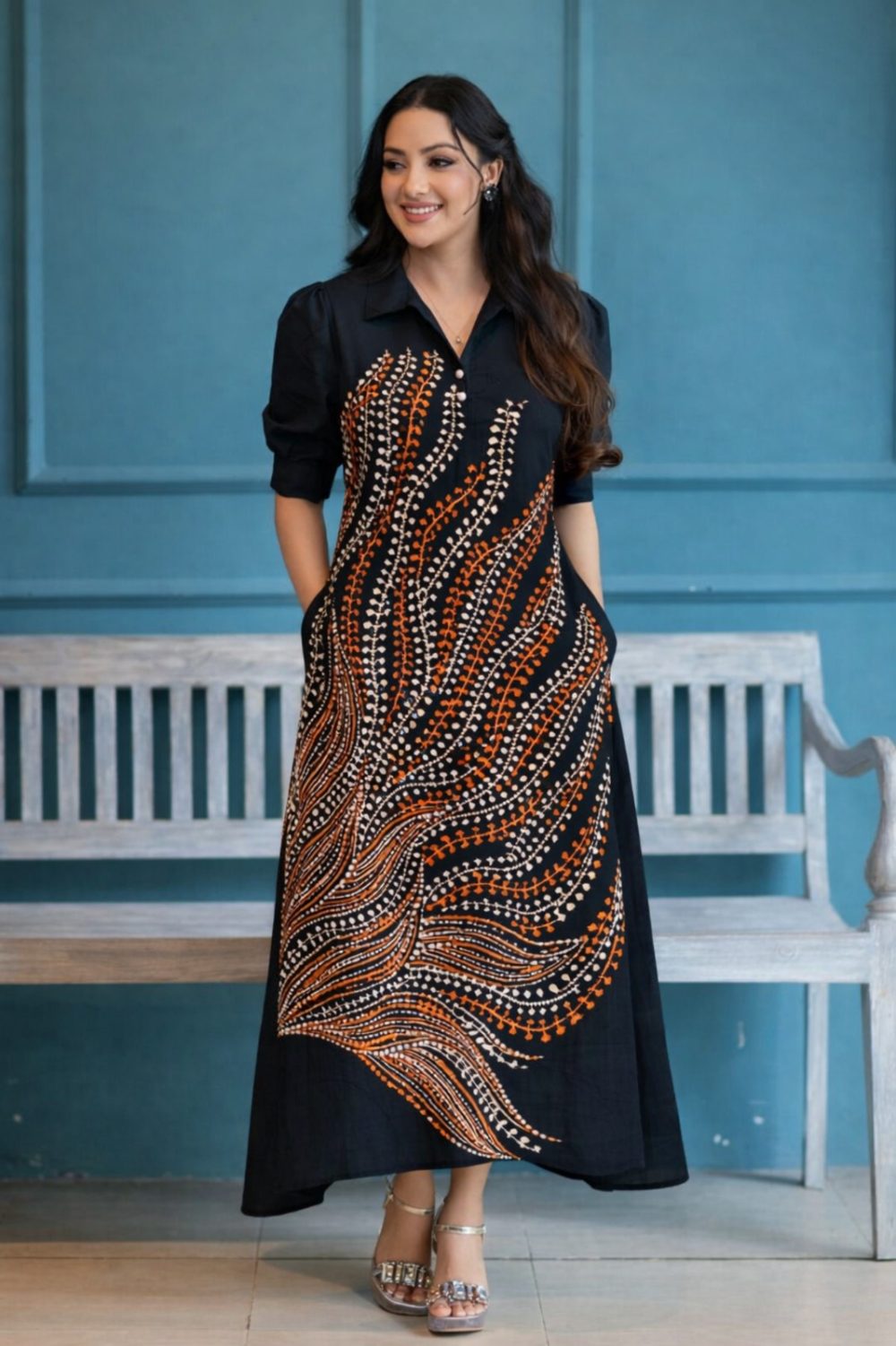 BLACK MARIA BATIK DRESS
