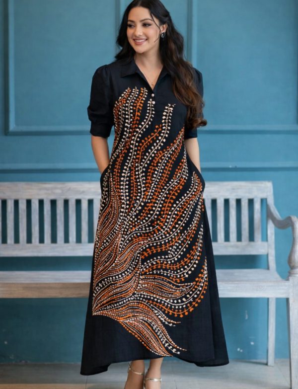 BLACK MARIA BATIK DRESS